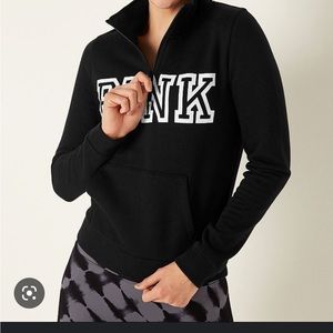 Black PINK quarter zip